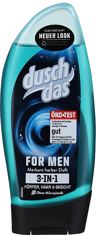 Żel pod prysznic Cytrusy, 3 w 1 - Duschdas For Men Distinctive Citrus Scent 3in1 — Zdjęcie N1