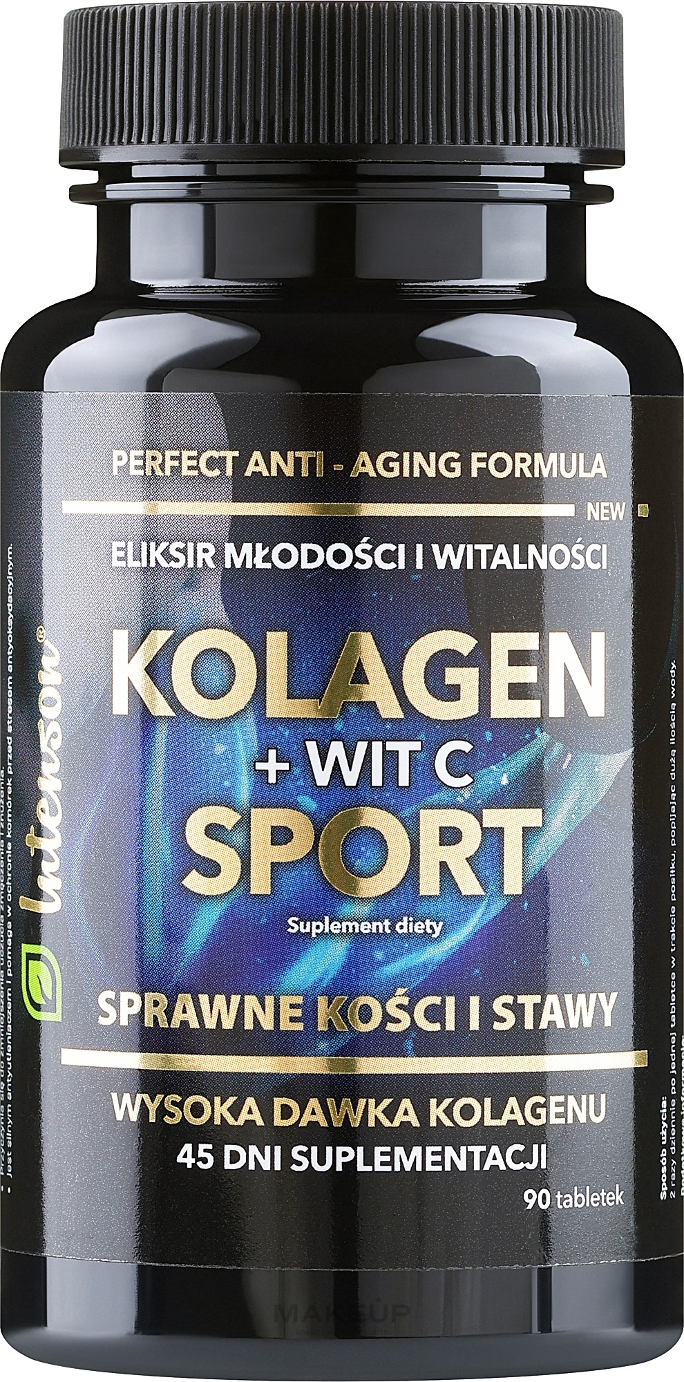 Kolagen + wit. C 500 mg dla sportowców - Intenson Sport — Zdjęcie 90 szt.