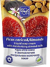 Kup Kremowe mydło do rąk Figi i mleczko migdałowe - Bioton Cosmetics Active Fruits "Ficus carica & Almonds" Soap (uzupełnienie)	