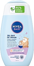 Żel 2w1 do mycia ciała i włosów na dobranoc - NIVEA BABY — Zdjęcie N1