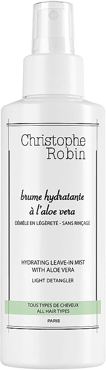 Lakier do włosów z aloesem - Christophe Robin Hydrating Leave-In Mist with Aloe Vera — Zdjęcie N1
