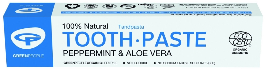 Pasta do zębów Mięta i aloes - Green People Mint Toothpaste
