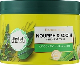 Kup Odżywcza maska do włosów suchych - Herbal Essences Nourish & Sooth Avocado Oil & Aloe Intensive Hair Mask