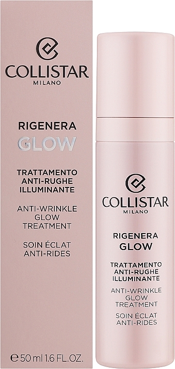 Przeciwzmarszczkowy zabieg rozświetlający - Collistar Rigenera Anti-Wrinkle Glow Treatment — Zdjęcie N2