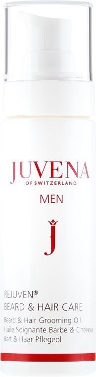 Olejek do brody i włosów dla mężczyzn - Juvena Rejuven Men Beard & Hair Grooming Oil — Zdjęcie N2