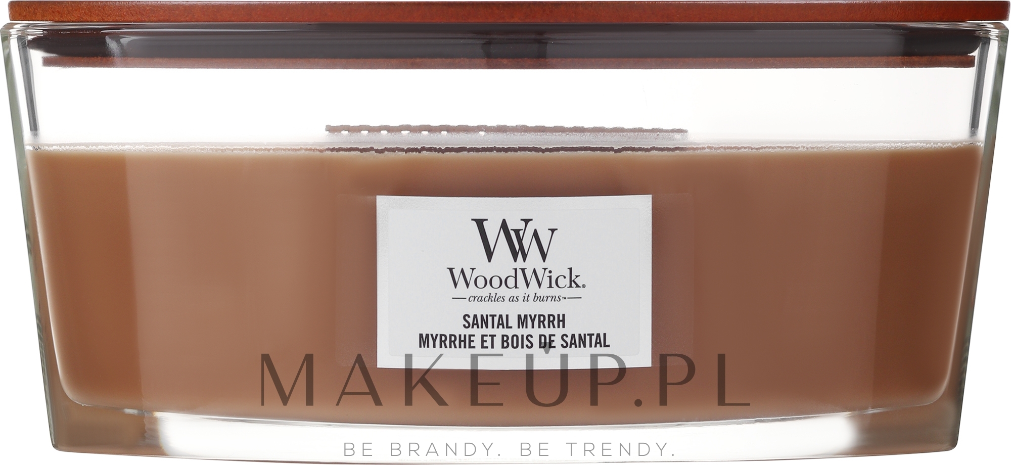 Świeca zapachowa - WoodWick Santal Myrrh Candle — Zdjęcie 453.6 g