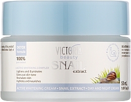 Kup Wybielający krem z ekstraktem ze śluzu ślimaka - Victoria Beauty Active Whitening Cream