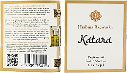 PREZENT! Hrabina Rzewuska Katara - Perfumy w olejku (mini) — Zdjęcie N2