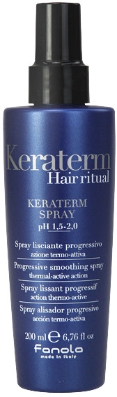 Wygładzający spray do włosów - Fanola Keraterm Spray