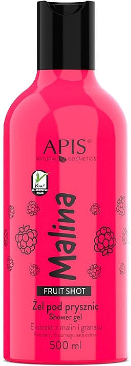 Żel pod prysznic Malina - APIS Professional Fruit Shot Raspberry Shower Gel
