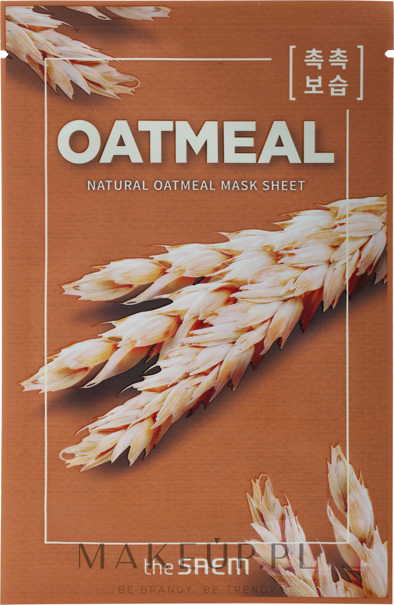 Maska owsiana do twarzy w płachcie - The Saem Natural Oatmeal Mask Sheet — Zdjęcie 21 ml