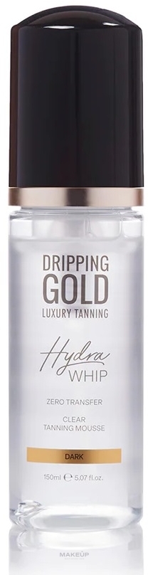 Transparentny mus samoopalający - Sosu by SJ Dripping Gold Luxury Tanning Hydra Whip Clear Tanning Mousse — Zdjęcie Dark