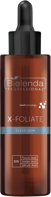 Oczyszczające serum dla skóry tłustej - Bielenda Professional X-Foliate Clear Skin Serum — Zdjęcie N1