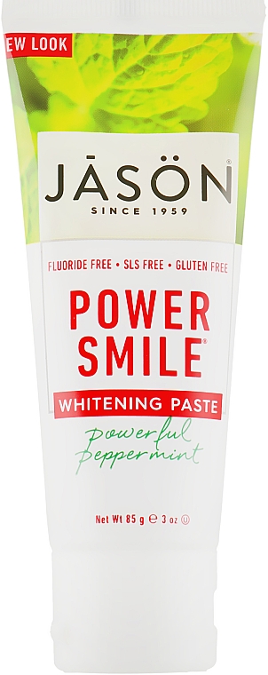 Wybielająca naturalna pasta do zębów bez fluoru - Jason Natural Cosmetics