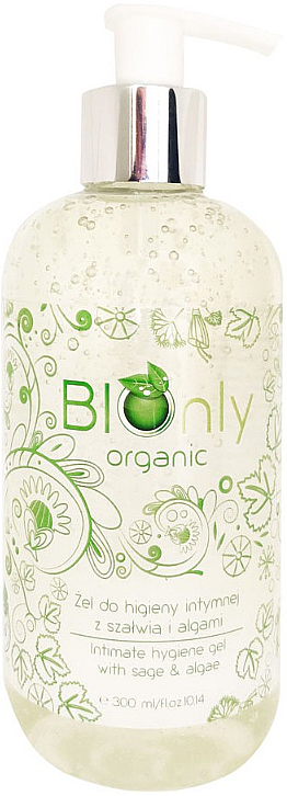 Żel do higieny intymnej z szałwią i algami - BIOnly Organic Intimate Hygiene Gel With Sage & Algae