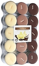 Tealighty Wanilia, 30 szt. - Bispol Vanilla Scented Candles — Zdjęcie N1