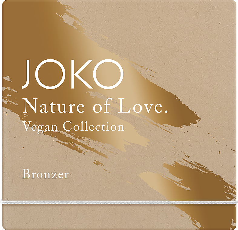 Bronzer do twarzy - JOKO Nature of Love Vegan Collection Bronzer