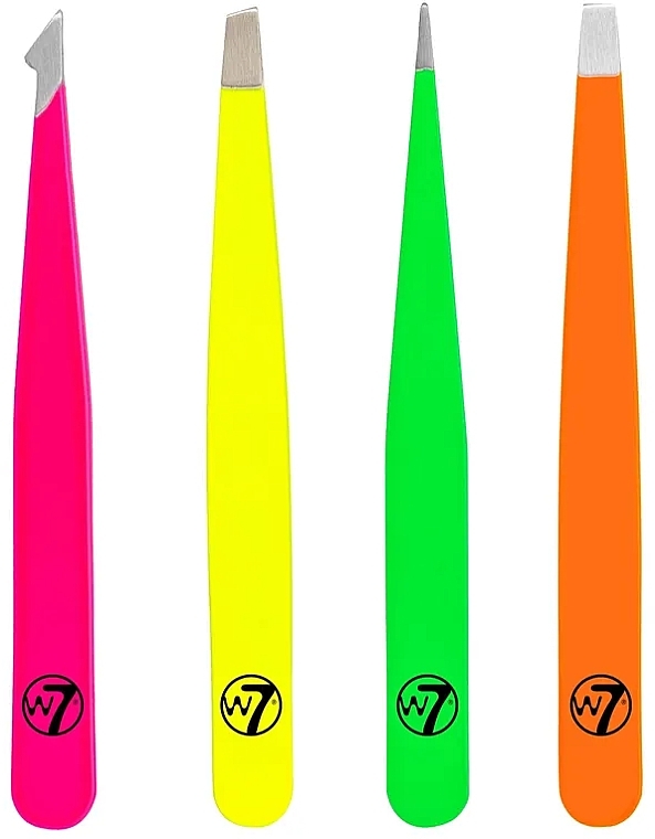 Zestaw neonowych pęset - W7 Glow Getter Neon Tweezer Set — Zdjęcie N2