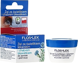 Kup PRZECENA! Żel do powiek i pod oczy ze świetlikiem i chabrem bławatkiem - Floslek Lid And Under Eye Gel With Eyebright And Cornflower *