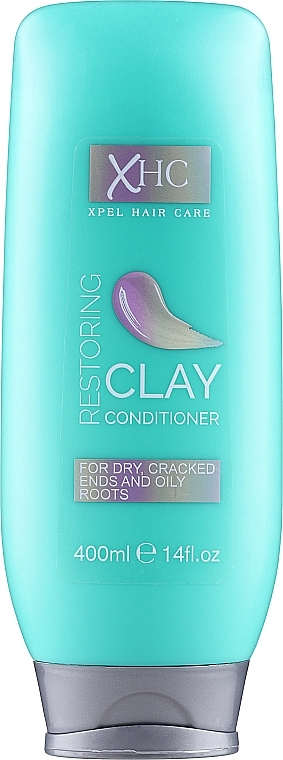 PRZECENA! Glinkowa odżywka do włosów zniszczonych i rozdwajających się - Xpel Marketing Ltd XHC Hair Care Restore Clay Conditioner * — Zdjęcie N1