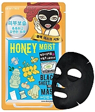 Kup Nawilżająca miodowa maska ​​do twarzy w płachcie - Dewytree Honey Moist Black Sheet Mask