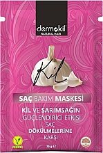 Kup Maska przeciw wypadaniu włosów z glinką i czosnkiem - Dermokil Garlic Hair Care Mask (saszetka)