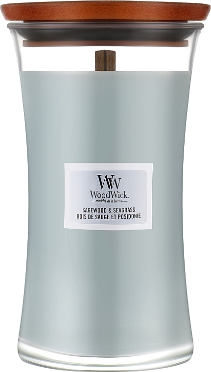 Świeca zapachowa - WoodWick Sagewood & Seagrass Candle — Zdjęcie N3