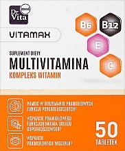 Suplement Multiwitamina, tabletki - Dr Vita Multivitamin — Zdjęcie N1