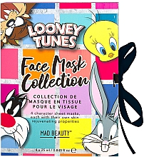 Kup Zestaw - Mad Beauty Looney Tunes Face Mask Gift Set (f/mask/4x25ml)