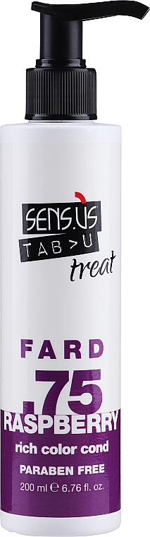 Tonująca odżywka do włosów - Sensus Tabu Fard Rich Color Conditioner — Zdjęcie N1