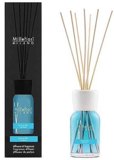 PRZECENA! Dyfuzor zapachowy Błękitna woda - Millefiori Milano Natural Diffuser Natural Acqua Blu * — Zdjęcie N2