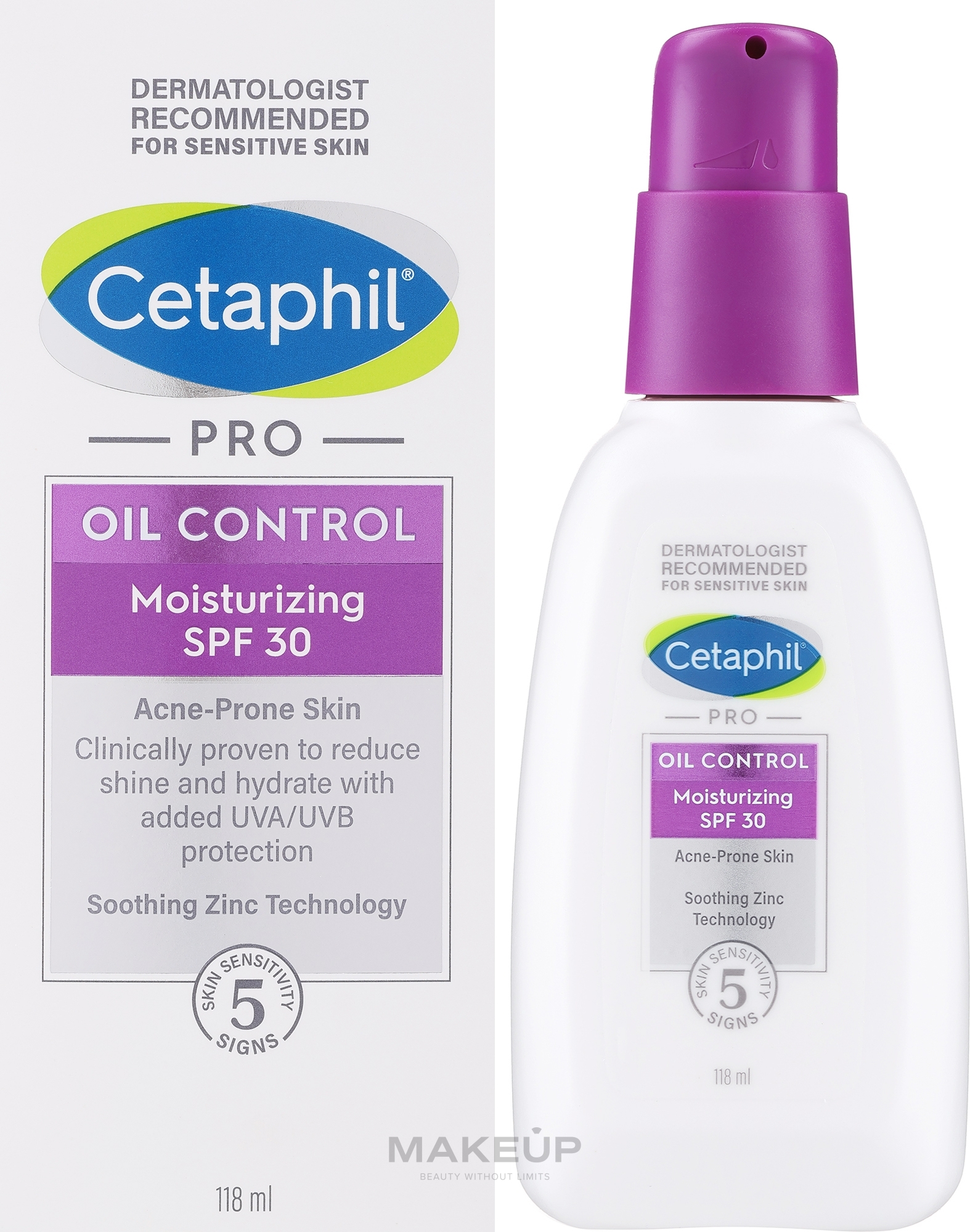 Krem nawilżająco-matujący SPF 30 - Cetaphil Pro Oil Control Moisturizing Cream SPF 30 — Zdjęcie 118 ml