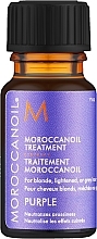 Kup Fioletowy olejek do włosów blond, rozjaśnionych lub siwych - Moroccanoil Treatment Purple