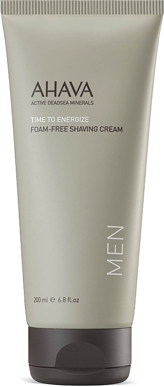 Delikatny niepieniący się krem do golenia - Ahava Men Time To Energize Foam Free Shaving Cream