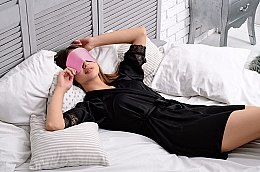 Maska do snu Soft Touch, różowa (20 x 8 cm) - MAKEUP (1 szt.) — Zdjęcie N2