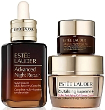 Zestaw - Estee Lauder Nighttime Experts Repair + Firm + Hydrate (serum/30 + eye/gel/5ml + f/cr/15ml) — Zdjęcie N1