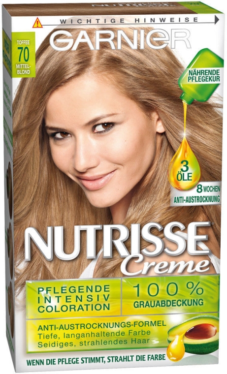 Farba do włosów - Garnier Nutrisse Crème
