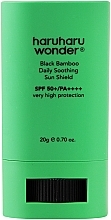 Sztyft przeciwsłoneczny do twarzy z bambusem - Haruharu Wonder Black Bamboo Daily Soothing Sun Shield SPF50+ PA++++ — Zdjęcie N1