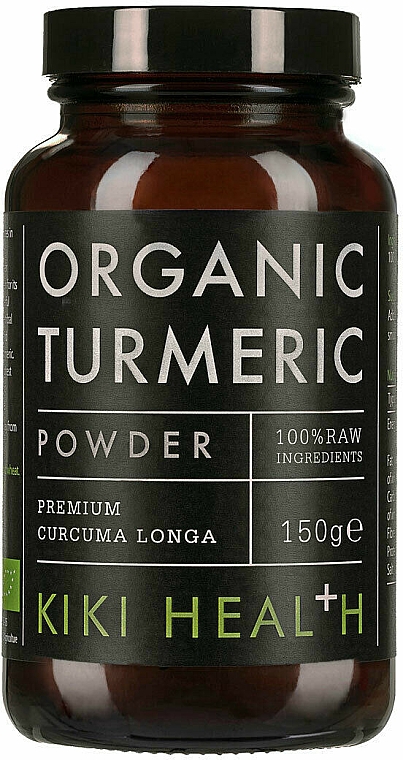 Suplement diety Kurkuma w proszku - Kiki Health Organic Premium Turmeric Powder — Zdjęcie N1