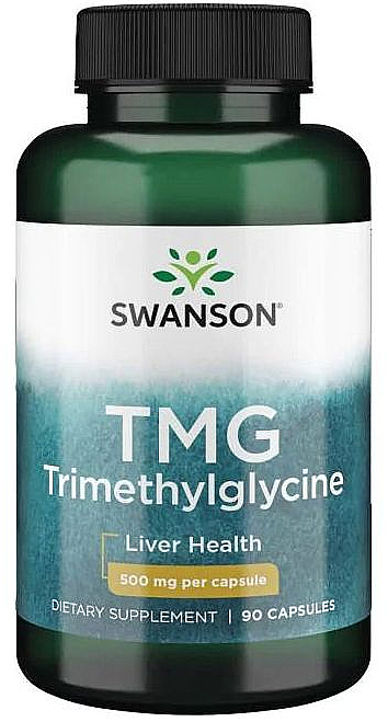 Suplement diety Tmg Trimetyloglicyna, 500 mg - Swanson TMG Trimethylglycine 500mg — Zdjęcie N1