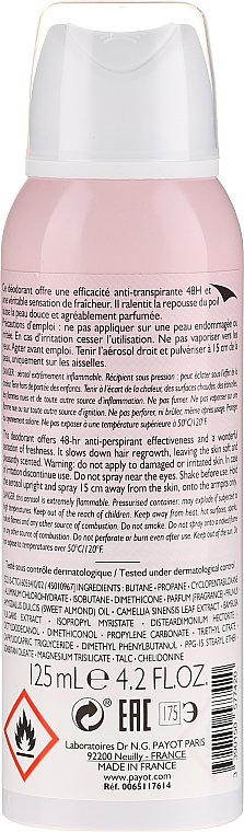 Bezalkoholowy dezodorant-antyperspirant w sprayu - Payot Rituel Corps 48H Antiperspirant Alcohol Free — Zdjęcie N2