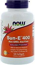 Witamina Sun-E 400 - Now Foods Sun-E 400 IU Softgels — Zdjęcie N4