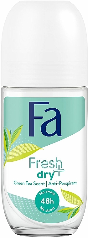 Antyperspirant w kulce Zielona herbata - Fa Fresh & Dry Deodorant Roll-On