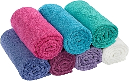 Zestaw ręczników do twarzy, biały i liliowy Twins - MAKEUP Face Towel Set Lilac + White — Zdjęcie N5