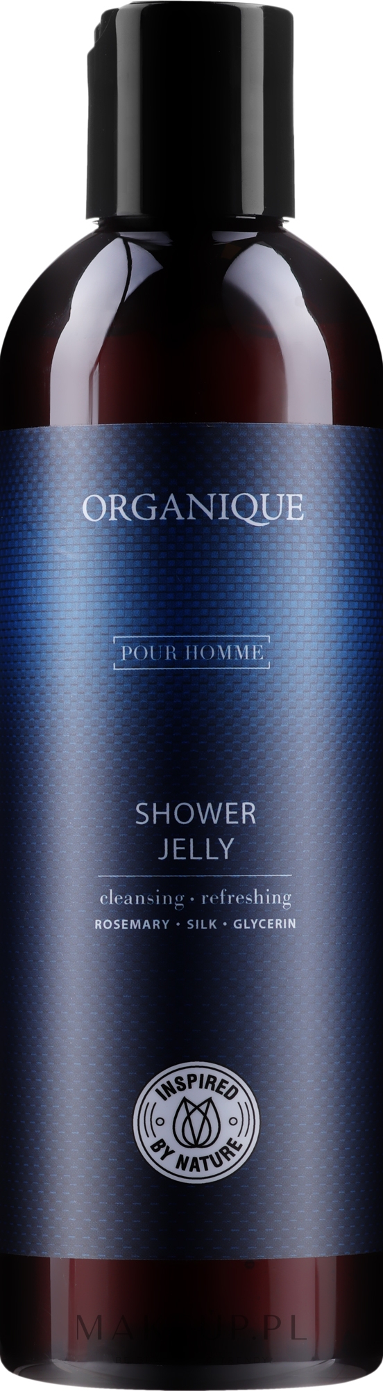 Nawilżający żel pod prysznic dla mężczyzn - Organique Naturals Pour Homme Shower Jelly — Zdjęcie 250 ml