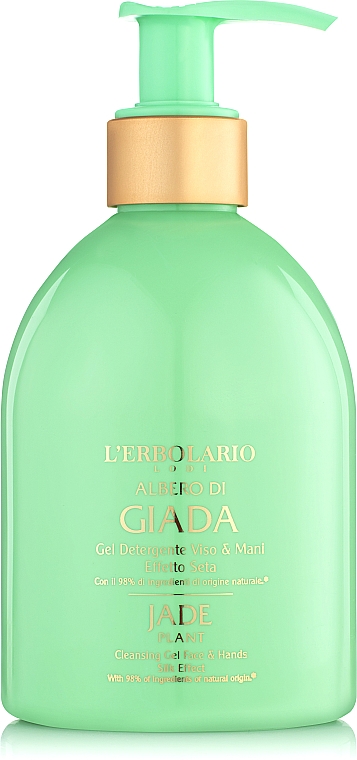 L'Erbolario Albero di Giada Jade Plant - Żel myjący do twarzy i ciała — Zdjęcie N2