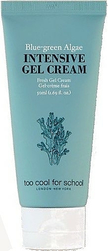 Intensywnie nawilżający krem-żel do twarzy - Too Cool For School Blue-Green Algae Intensive Gel Cream — Zdjęcie N1