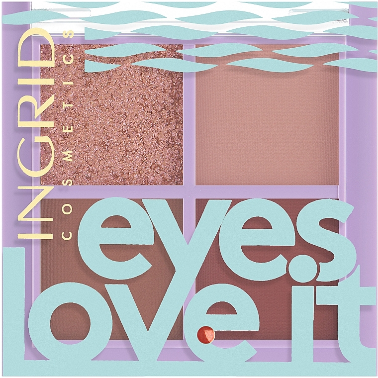 Paleta cieni do powiek - Ingrid Cosmetics Eyes Love It Eyeshadow Palette — Zdjęcie N2