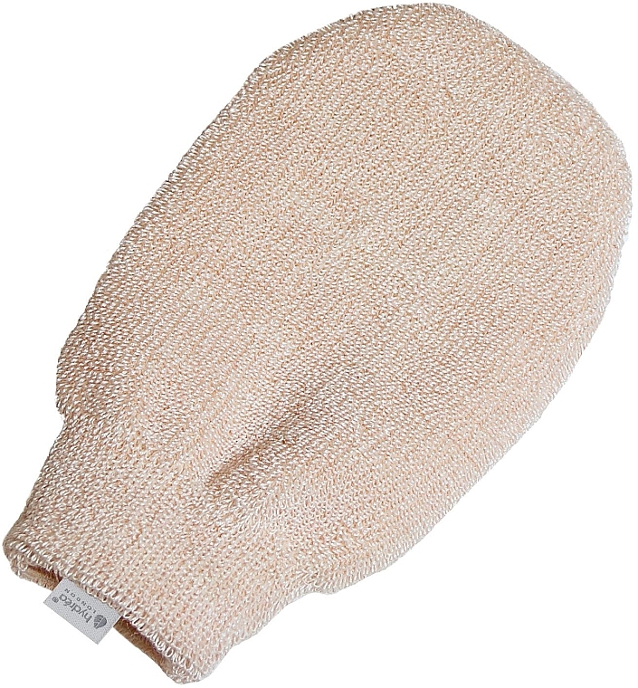 Bawełniane rękawice spa - Hydrea London Cotton Exfoliating Mitt with Copper — Zdjęcie N1