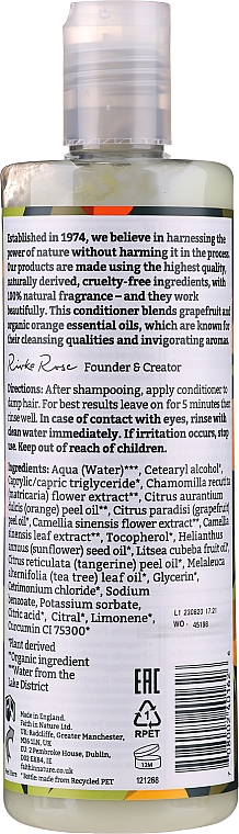 Odżywka do włosów normalnych i przetłuszczających się Grejpfrut i pomarańcza - Faith In Nature Grapefruit & Orange Conditioner — Zdjęcie N2